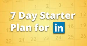 7 day plan for LinkedIn