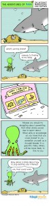 Funny Comic Strip about Blogging