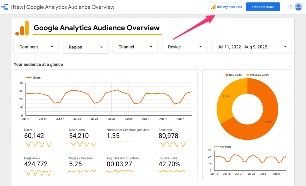 Google Analytics Data