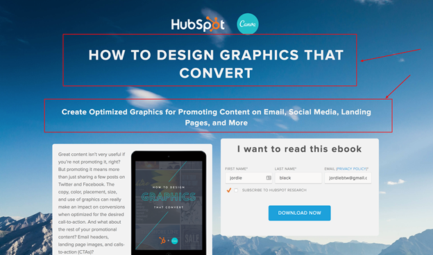 Hubspot Landing Page